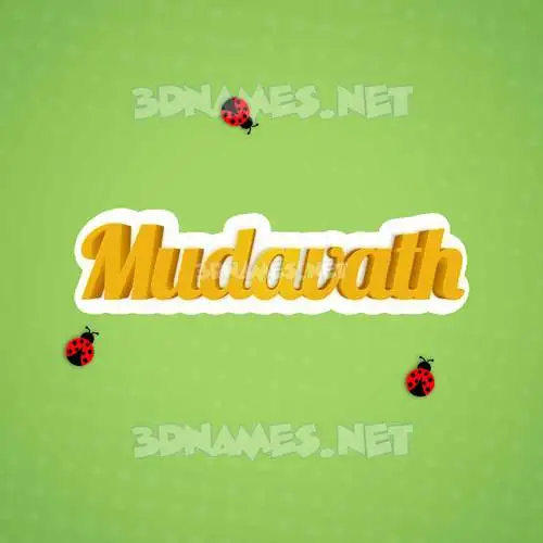mudavath in Ladybugs style - 3D name wallpaper mudavath in Ladybugs style - 3D name wallpaper
