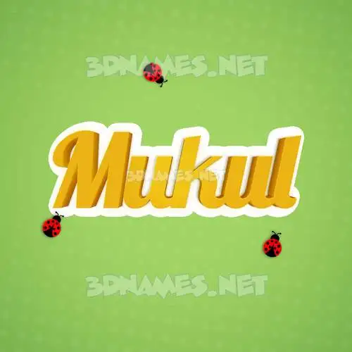 mukul in Ladybugs style - 3D name wallpaper mukul in Ladybugs style - 3D name wallpaper