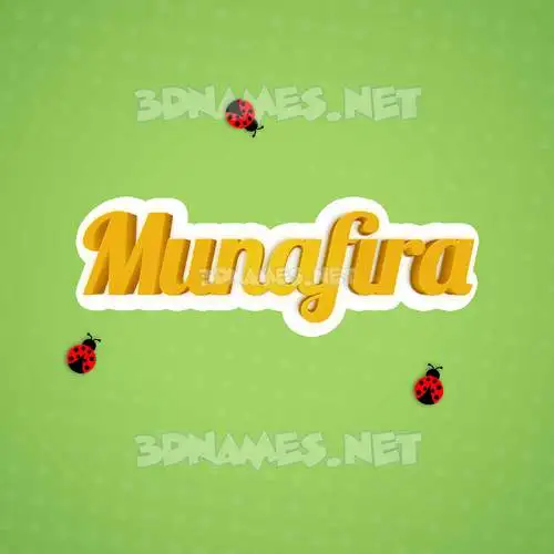 munafira in Ladybugs style - 3D name wallpaper munafira in Ladybugs style - 3D name wallpaper