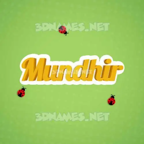 mundhir in Ladybugs style - 3D name wallpaper mundhir in Ladybugs style - 3D name wallpaper