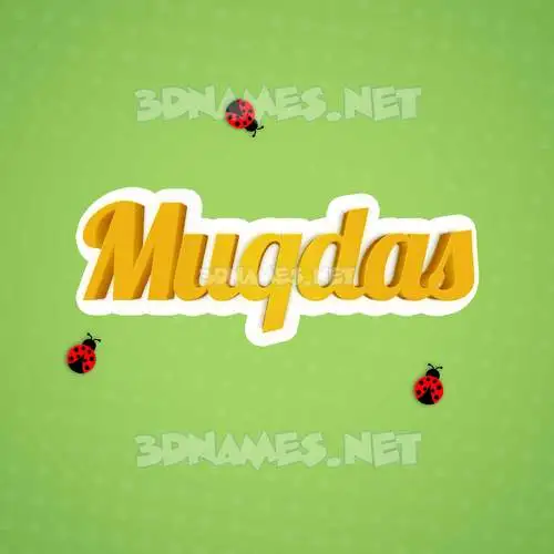 muqdas in Ladybugs style - 3D name wallpaper muqdas in Ladybugs style - 3D name wallpaper