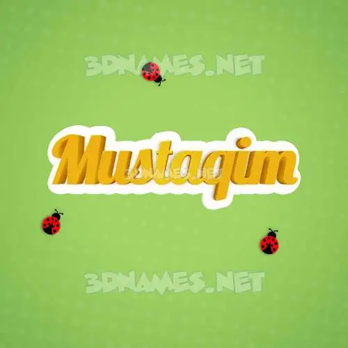 mustaqim in Ladybugs style - 3D name wallpaper mustaqim in Ladybugs style - 3D name wallpaper