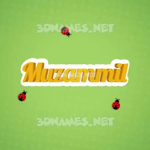 muzammil in Ladybugs style - 3D name wallpaper muzammil in Ladybugs style - 3D name wallpaper