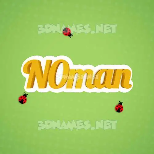 n0man in Ladybugs style - 3D name wallpaper n0man in Ladybugs style - 3D name wallpaper