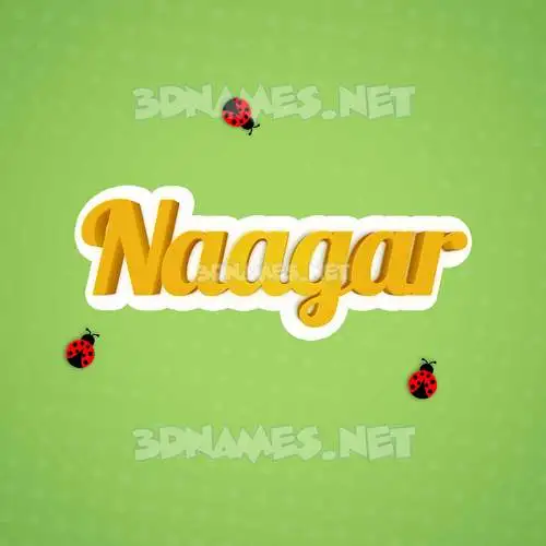 naagar in Ladybugs style - 3D name wallpaper naagar in Ladybugs style - 3D name wallpaper