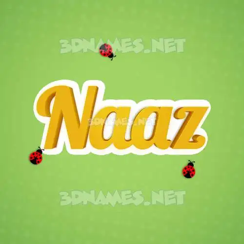 naaz in Ladybugs style - 3D name wallpaper naaz in Ladybugs style - 3D name wallpaper