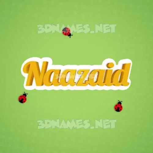 naazaid in Ladybugs style - 3D name wallpaper naazaid in Ladybugs style - 3D name wallpaper