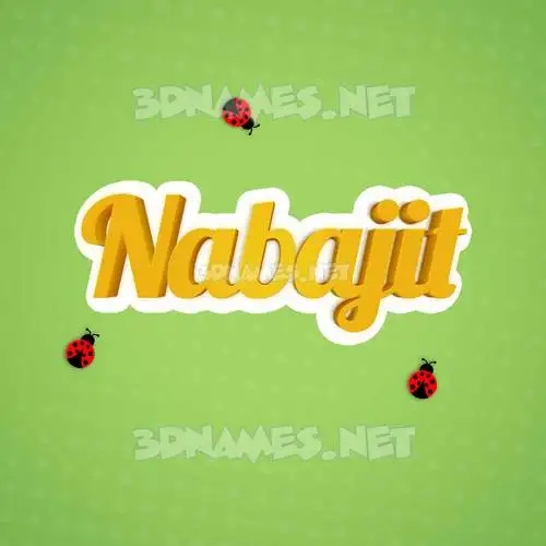 nabajit in Ladybugs style - 3D name wallpaper nabajit in Ladybugs style - 3D name wallpaper