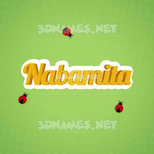 nabamita in Ladybugs style - 3D name wallpaper nabamita in Ladybugs style - 3D name wallpaper