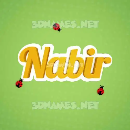 nabir in Ladybugs style - 3D name wallpaper nabir in Ladybugs style - 3D name wallpaper
