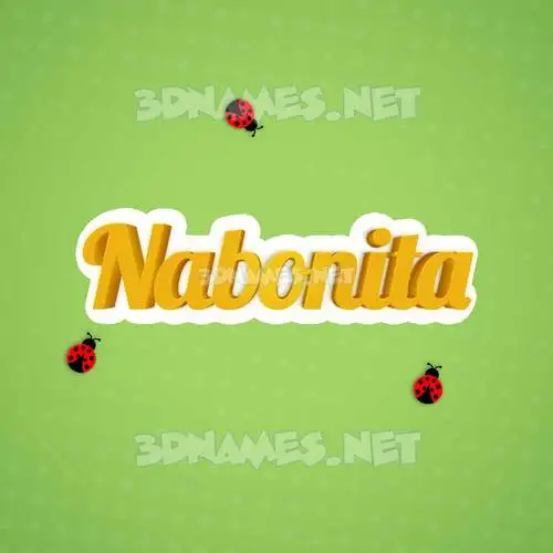 nabonita in Ladybugs style - 3D name wallpaper nabonita in Ladybugs style - 3D name wallpaper