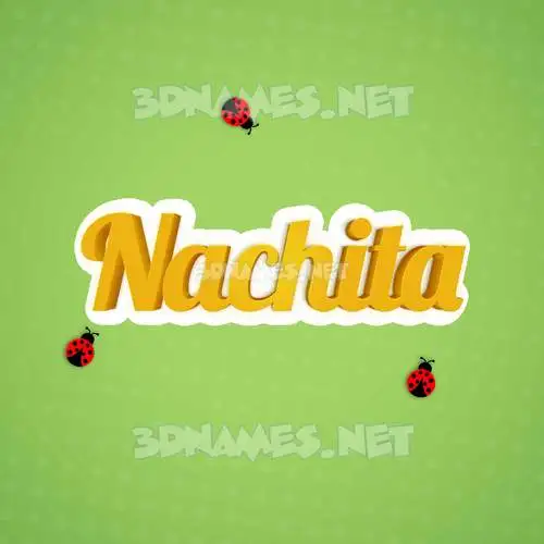 nachita in Ladybugs style - 3D name wallpaper nachita in Ladybugs style - 3D name wallpaper