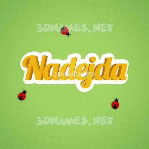 nadejda in Ladybugs style - 3D name wallpaper nadejda in Ladybugs style - 3D name wallpaper