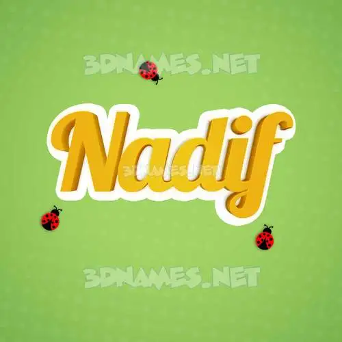 nadif in Ladybugs style - 3D name wallpaper nadif in Ladybugs style - 3D name wallpaper