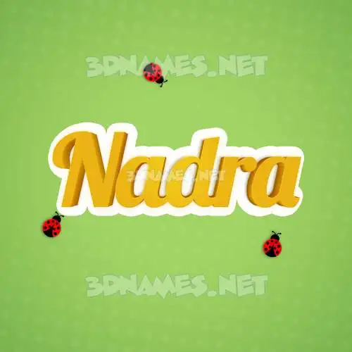 nadra in Ladybugs style - 3D name wallpaper nadra in Ladybugs style - 3D name wallpaper