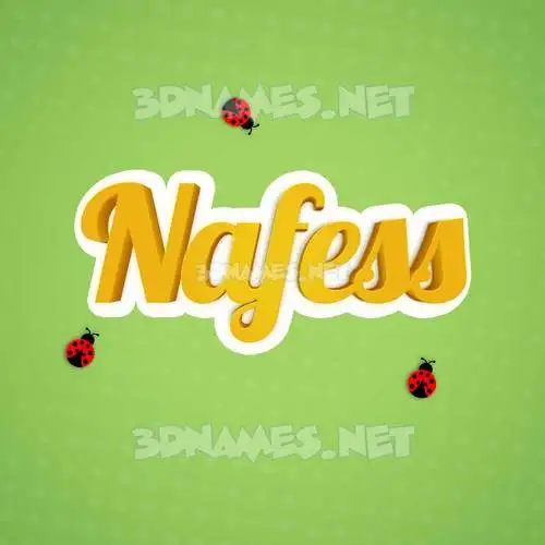nafess in Ladybugs style - 3D name wallpaper nafess in Ladybugs style - 3D name wallpaper