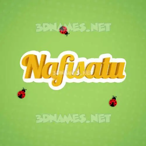 nafisatu in Ladybugs style - 3D name wallpaper nafisatu in Ladybugs style - 3D name wallpaper