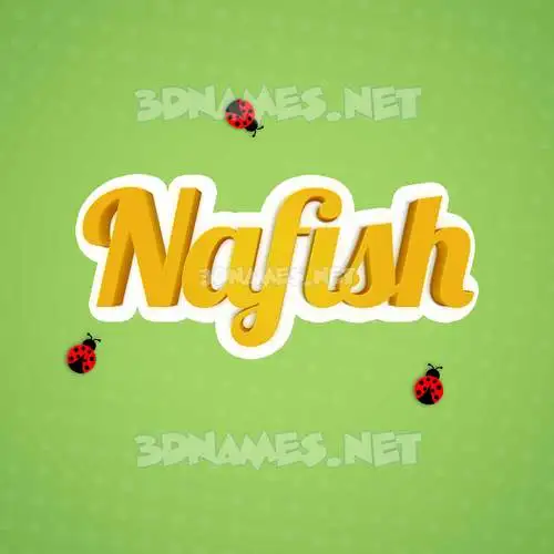 nafish in Ladybugs style - 3D name wallpaper nafish in Ladybugs style - 3D name wallpaper