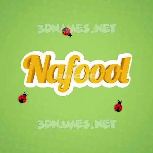 nafoool in Ladybugs style - 3D name wallpaper nafoool in Ladybugs style - 3D name wallpaper