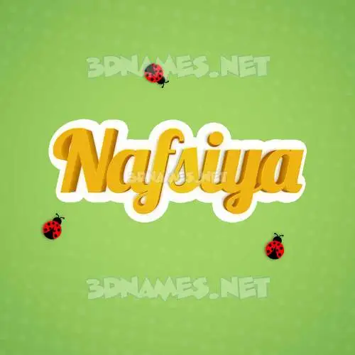 nafsiya in Ladybugs style - 3D name wallpaper nafsiya in Ladybugs style - 3D name wallpaper