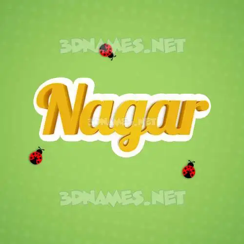nagar in Ladybugs style - 3D name wallpaper nagar in Ladybugs style - 3D name wallpaper