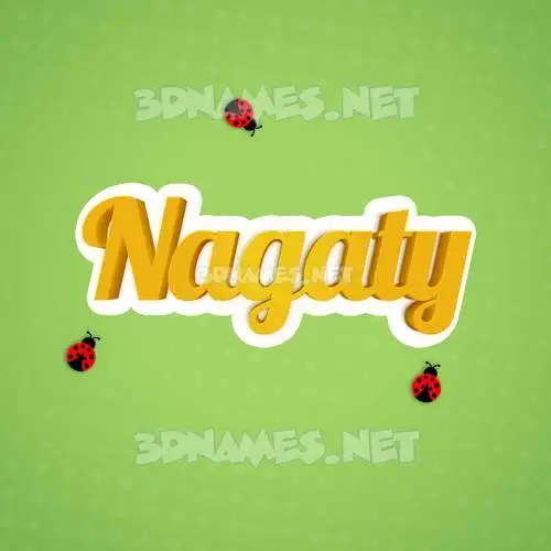 nagaty in Ladybugs style - 3D name wallpaper nagaty in Ladybugs style - 3D name wallpaper