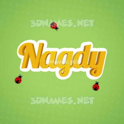 nagdy in Ladybugs style - 3D name wallpaper nagdy in Ladybugs style - 3D name wallpaper