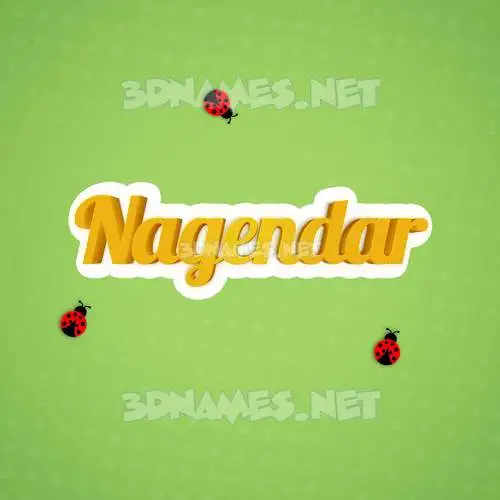 nagendar in Ladybugs style - 3D name wallpaper nagendar in Ladybugs style - 3D name wallpaper