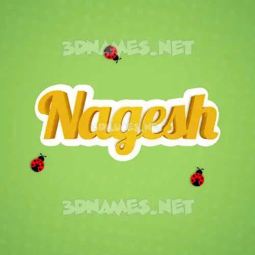 nagesh in Ladybugs style - 3D name wallpaper nagesh in Ladybugs style - 3D name wallpaper