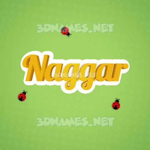 naggar in Ladybugs style - 3D name wallpaper naggar in Ladybugs style - 3D name wallpaper