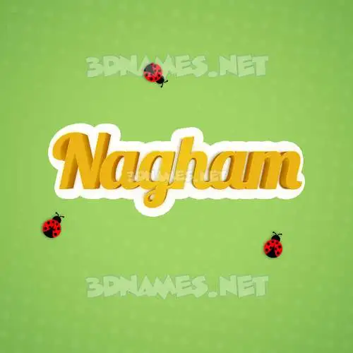 nagham in Ladybugs style - 3D name wallpaper nagham in Ladybugs style - 3D name wallpaper