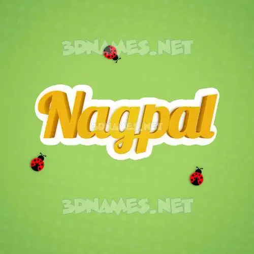 nagpal in Ladybugs style - 3D name wallpaper nagpal in Ladybugs style - 3D name wallpaper
