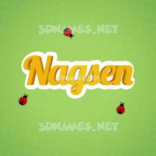 nagsen in Ladybugs style - 3D name wallpaper nagsen in Ladybugs style - 3D name wallpaper