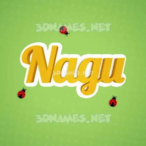 nagu in Ladybugs style - 3D name wallpaper nagu in Ladybugs style - 3D name wallpaper
