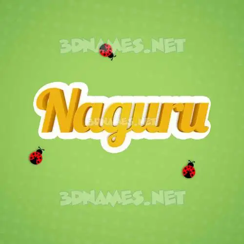 naguru in Ladybugs style - 3D name wallpaper naguru in Ladybugs style - 3D name wallpaper