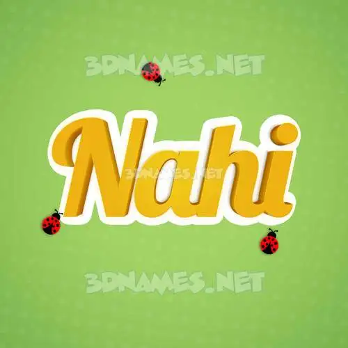 nahi in Ladybugs style - 3D name wallpaper nahi in Ladybugs style - 3D name wallpaper