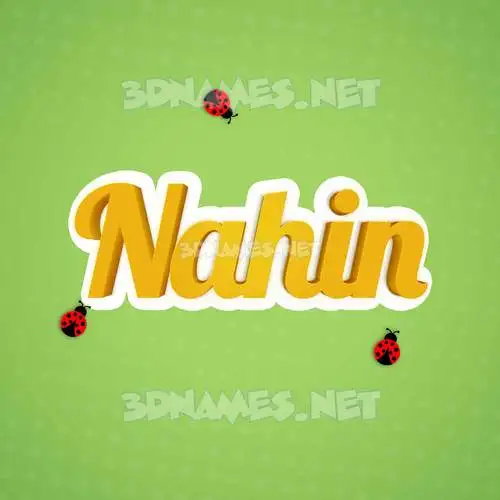 nahin in Ladybugs style - 3D name wallpaper nahin in Ladybugs style - 3D name wallpaper