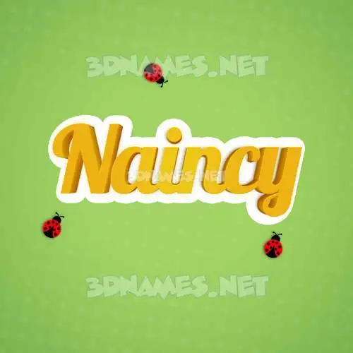 naincy in Ladybugs style - 3D name wallpaper naincy in Ladybugs style - 3D name wallpaper