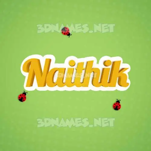 naithik in Ladybugs style - 3D name wallpaper naithik in Ladybugs style - 3D name wallpaper
