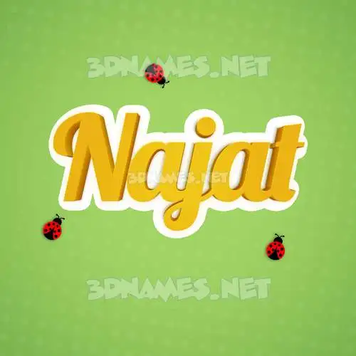 najat in Ladybugs style - 3D name wallpaper najat in Ladybugs style - 3D name wallpaper