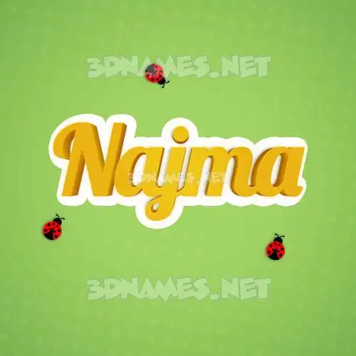 najma in Ladybugs style - 3D name wallpaper najma in Ladybugs style - 3D name wallpaper