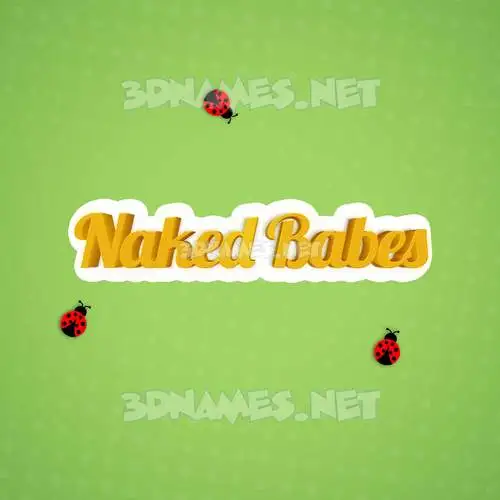 naked babes in Ladybugs style - 3D name wallpaper naked babes in Ladybugs style - 3D name wallpaper