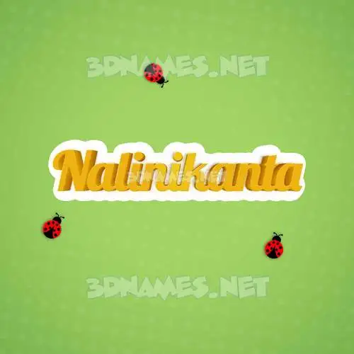 nalinikanta in Ladybugs style - 3D name wallpaper nalinikanta in Ladybugs style - 3D name wallpaper