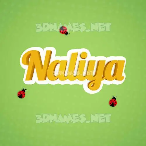 naliya in Ladybugs style - 3D name wallpaper naliya in Ladybugs style - 3D name wallpaper