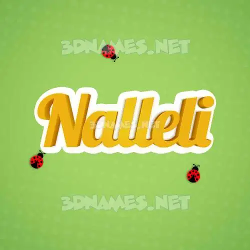 nalleli in Ladybugs style - 3D name wallpaper nalleli in Ladybugs style - 3D name wallpaper