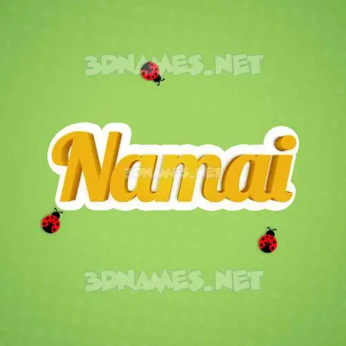 namai in Ladybugs style - 3D name wallpaper namai in Ladybugs style - 3D name wallpaper