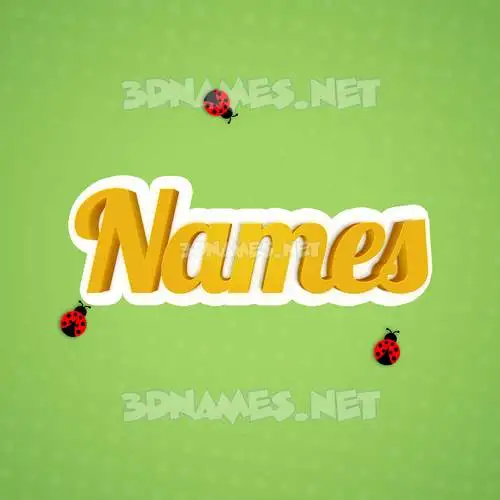 names in Ladybugs style - 3D name wallpaper names in Ladybugs style - 3D name wallpaper