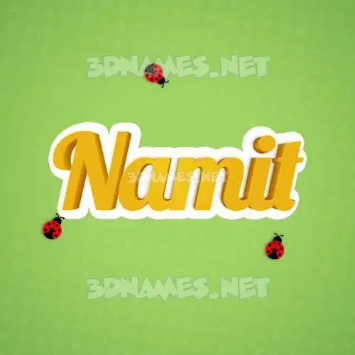 namit in Ladybugs style - 3D name wallpaper namit in Ladybugs style - 3D name wallpaper