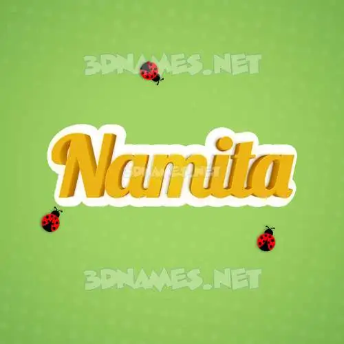 namita in Ladybugs style - 3D name wallpaper namita in Ladybugs style - 3D name wallpaper