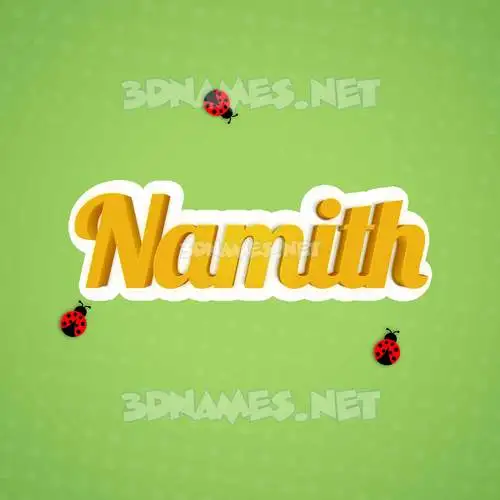 namith in Ladybugs style - 3D name wallpaper namith in Ladybugs style - 3D name wallpaper